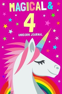 Book cover for Magical & 4 Unicorn Journal