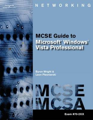 Book cover for 70-620 MCTS Guide to Microsoft Windows Vista