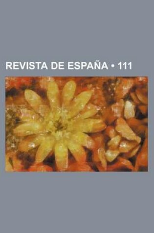 Cover of Revista de Espana (111 )