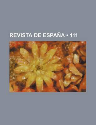 Book cover for Revista de Espana (111 )