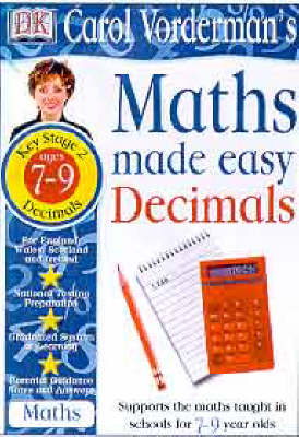 Book cover for Maths Made Easy Topic Book:  Decimals KS2 Lower