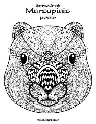 Cover of Livro para Colorir de Marsupiais para Adultos