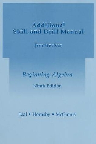 Cover of Additional Skill and Drill Manual