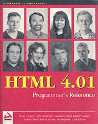 Book cover for HTML 4.01 Programmers Reference