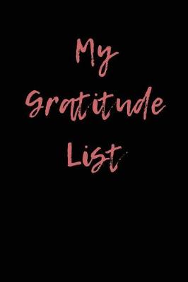 Book cover for My Gratitude List