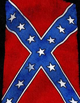 Book cover for Journaling Notebook (Confederate Flag 8.5" x 11" Edition)