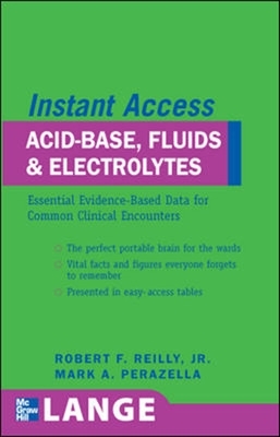 Book cover for LANGE Instant Access Acid-Base, Fluids, and Electrolytes