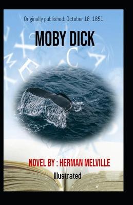 Book cover for Moby Dick Illustrated