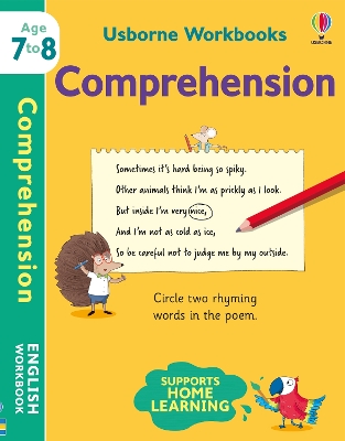 Book cover for Usborne Workbooks Comprehension 7-8