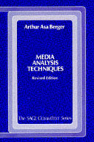 Cover of Media Analysis Techniques