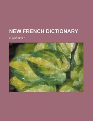 Book cover for New French Dictionary