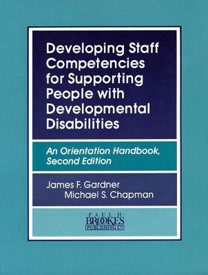 Book cover for Developing Staff Competencies for Supporting People with Developmental Disabilities