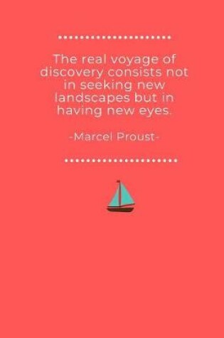 Cover of The Real Voyage of Discovery Consists Not In Seeking New Landscapes But in Having New Eyes
