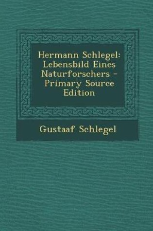 Cover of Hermann Schlegel