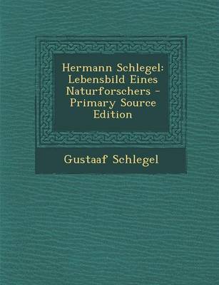 Book cover for Hermann Schlegel