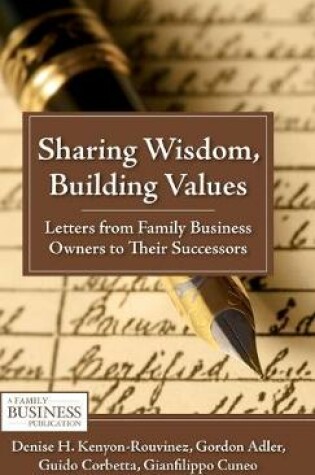 Cover of Sharing Wisdom, Building Values