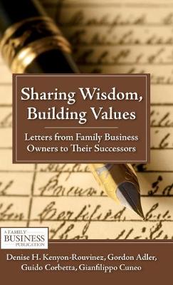 Book cover for Sharing Wisdom, Building Values