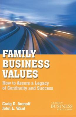 Book cover for Family Business Values