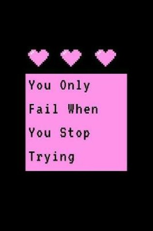 Cover of You Only Fail When You Stop Trying