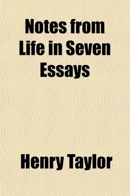 Book cover for Notes from Life in Seven Essays