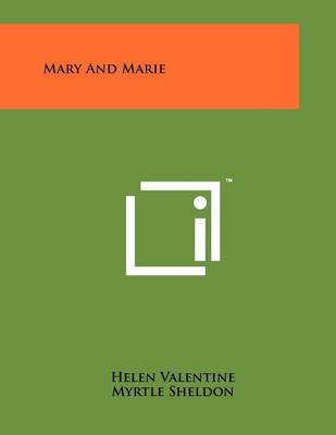 Book cover for Mary and Marie