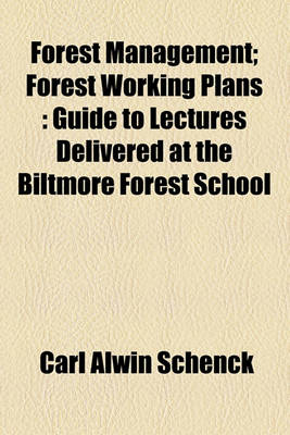 Book cover for Forest Management; Forest Working Plans