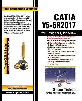 Book cover for CATIA V5-6R2017 for Designers