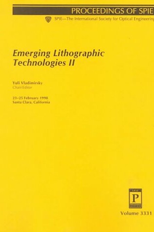 Cover of Emerging Lithographic Technologies II