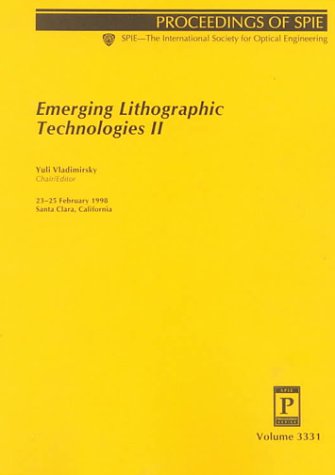 Book cover for Emerging Lithographic Technologies II