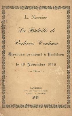 Book cover for La Bataille de Vertieres Continue