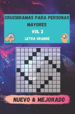 Cover of crucigramas para personas mayores vol 2