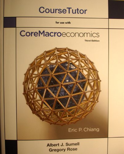 Book cover for Coursetutor for Coremacroeconomics