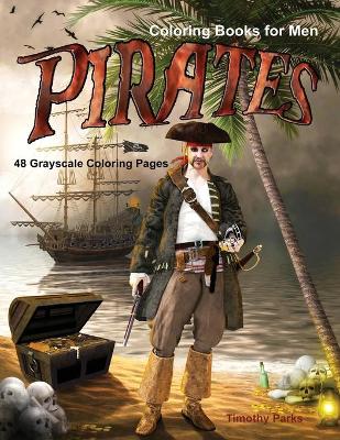 Book cover for Coloring Books for Men Pirates