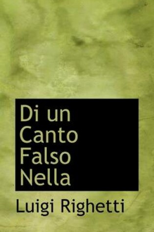 Cover of Di Un Canto Falso Nella