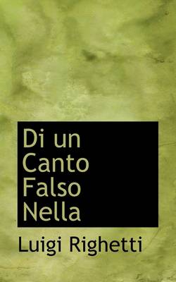 Book cover for Di Un Canto Falso Nella