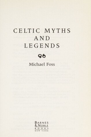 Cover of Celtic Myths and Legends