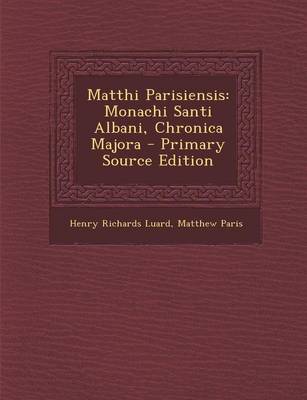 Book cover for Matthi Parisiensis