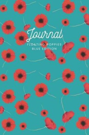 Cover of Journal Floating Poppies Blue Edition