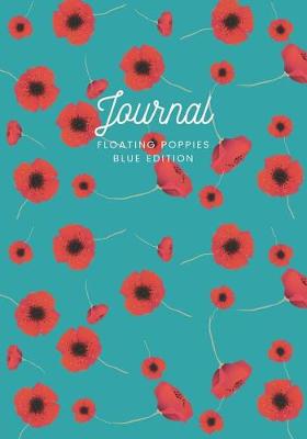 Cover of Journal Floating Poppies Blue Edition