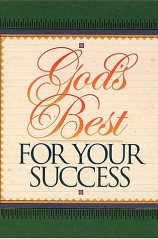 Cover of God's Best for Your Success
