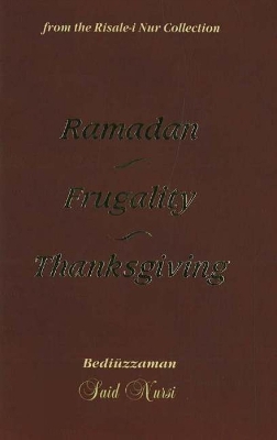 Book cover for Ramadam, Frugality, Thanksgiving