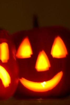 Cover of Journal Halloween Jack O Lanterns Carved Pumpkins