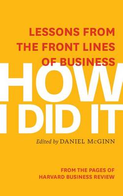 Book cover for How I Did it