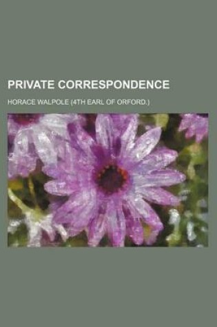 Cover of Private Correspondence