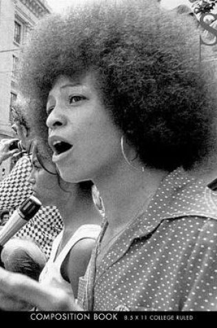 Cover of Sacred Struggle No. 40 - Angela Davis Composition Book College Ruled