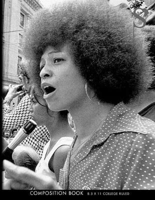 Book cover for Sacred Struggle No. 40 - Angela Davis Composition Book College Ruled