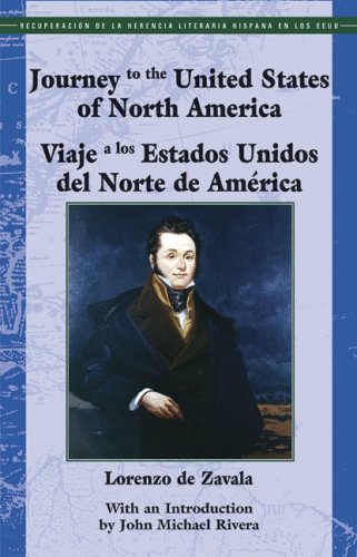 Book cover for Journey to the United States of North America / Viaje a Los Estados Unidos del Norte de America