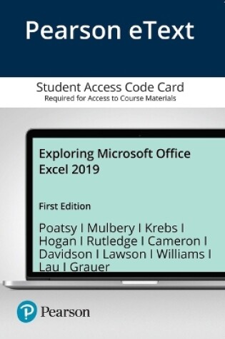 Cover of Exploring Microsoft Office Excel 2019 -- Pearson Etext