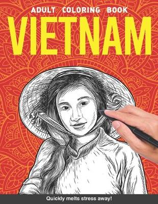 Book cover for Vietnam Adults Coloring Book