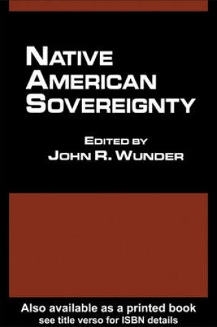 Cover of Native American Sovereignity